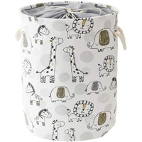 Inough Baby Hamper Kids Laundry Basket Nursery Hamper Stuff Animal Organizer ,Toy Baskets Corner Stuffed Animal Storage Basket Kids Storage Basket Safari Nursery Decor Clothes Hamper For Boys, Giraffe