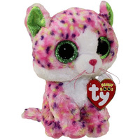 Ty Sophie Pink Polka Dot Cat Boo Small - Stuffed Animal (36189)