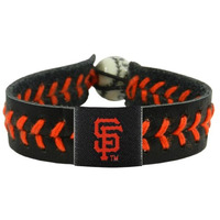 Mlb San Francisco Giants Team Color Baseball Bracelet