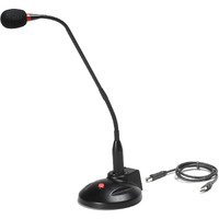 Sound Tech Gn-Usb-2 18 Inch Professional Uni-Direction Noise Canceling Gooseneck Stereo Microphone With 10 Ft Usb Cord