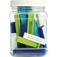 Linden Sweden Twixit! Bag Clips - Keep Food Fresh, Stop Spillage - Easily Date Stamp Frozen Bags - Chip Clips For Storage & Organizing - Microwave, Freezer & Dishwasher-Safe - Bpa-Free - Set Of 26