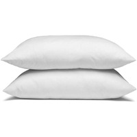 Envirosleep Dream Surrender Medium Support Pillows - Hypoallergenic Polyester Filled Cotton Shell Pillow Set, Standard Size 2 Pillow Set For Hotel Or Home Use, By Manchester Mills