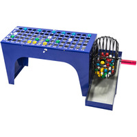 Mr Chips Bingo Game Deluxe - Bingo Game Set With Cage, 7/8 Inch Bingo Balls And Bingo Master Board | All-In-One Table Top Professional Bingo Game Machine