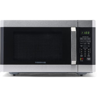 Farberware Countertop Microwave 1100 Watts, 1.6 Cu Ft - Smart Sensor Microwave Oven With Led Lighting And Child Lock - Perfect For Apartments And Dorms - Easy Clean - Stainless Steel