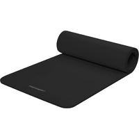 Retrospec Solana Yoga Mat 1/2"" Thick W/Nylon Strap For Men & Women - Non Slip Excercise Mat For Yoga, Pilates, Stretching, Floor & Fitness Workouts, Black