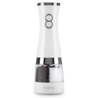 Tower Duo Electric Salt/Pepper Mill, White