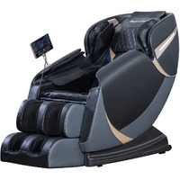 Payleehere Full Body Shiatsu Massage Chair With Gravity, Air Massage System, Wormwood Therapy, And Bluetooth Speaker, Black