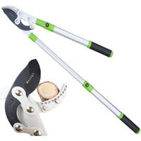 Mesoga Anvil Lopper With Extendable, Bypass Lopper Heavy Duty, Tree Trimmer Telescopic 26-41 Inch, Garden Tools Pruner 5 Layers Handle Adjustment, Branch Cutter 2 Inch Cut Capacity