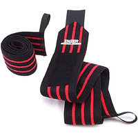 Inzer Iron Z Wrist Wraps (Pair) - Powerlifting Weightlifting Strength Training (20"" - Medium)