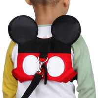 Toddler Leash & Harness, Yimidear Child Anti Lost Leash Baby Cute Safety Harness Belt Strap Hold Kids Close While Walking For Boys And Girls(Red)