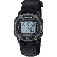 Armitron Sport Unisex 45/7004Gbk Digital Chronograph Black Nylon Strap Watch