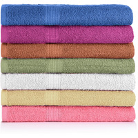 Crystaltowels 7-Pack Bath Towels - Extra-Absorbent - 100% Cotton - 27"" X 52""