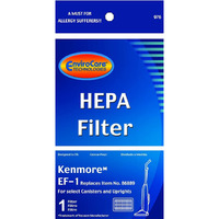 Envirocare Replacement Hepa Vacuum Cleaner Filter Designed To Fit Kenmore Ef-1 For Select Canisters And Uprights