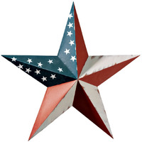 Miles Kimball 341684-840853123187 Maple Lane Creationstm American Barn Star, One Size Fits All, Multi
