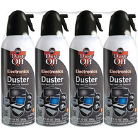 Dust-Off 10 Oz Compressed Gas Duster, Pack Of 4