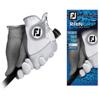 Footjoy Men's Raingrip Pair Golf Glove White X-Large, Pair