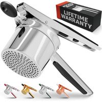 Prioritychef Large 15Oz Potato Ricer, Heavy Duty Stainless Steel Potato Masher And Ricer Kitchen Tool, Press And Mash Kitchen Gadget For Perfect Mashed Potatoes - Everytime