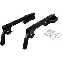Powertec Mt4000Mba Miter Saw Stand Mounting Brackets, Set Of 2, Fits Ryobi, Black And Decker, Craftsman, And Kobalt Miter Saw Stand