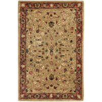 Safavieh Persian Legend Collection 3' X 5' Gold / Rust Pl511A Handmade Traditional Premium Wool Area Rug