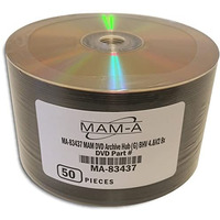 Mam-A 4.7 Gb (Mitsui) Gold 8X Dvd-R's (Archival-Grade) 50-Pak In Cakebox