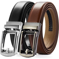 Chaoren Click Belt For Men 2 Pack - Mens Dress Belt 1 1/4"" In Packing Box - Design Belt Meet Almost Any Occasion And Outfit