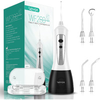 Voyor Water Flosser Oral Irrigator Cordless Rechargeable Dental Water Jet Flosser With 3 Working Modes, Ipx7 Waterproof For Teeth, Brace, Bridges Care Wf200