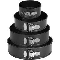 Ishetao Cake Pan Set For Baking, Non-Stick Springform Pans Set Of 4 (4, 7, 9 10Inches), Round Cake Pans,Cheesecake Pan, Leak-Proof Cake Pans With Removable Bottom