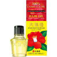 Oshima Tsubaki Japanese Camellia Oil, 100% Pure Camellia Seed Oil For Hair, Face, Body, Nails And Beard, Multi-Use Oil (2.03 Fl. Oz /60Ml) English Ver.