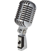 Shure 55Sh Series Ii Iconic Microphone - Vintage Style, Rich Sound Quality, Rugged Construction, Shock-Mounted Noise Reduction For Vocals & Instruments-Perfect For Live Performances & Studio Recording