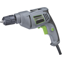 Genesis 4.2 Amp Corded Drill Variable Speed Reversible Electric With 3/8-Inch Keyless Chuck, Belt Clip, Rubberized Grip, Lock-On Button And 2 Year Warranty (Gd38B)