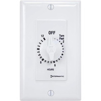 Intermatic Sw12Hwk 12-Hour Spring Wound Timer, White - Energy Efficient Control For Lighting And Appliances - No Electricity Needed, Easy Installation For Homes And Offices