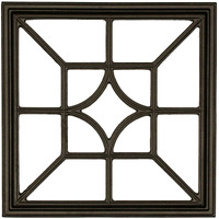 Nuvo Iron Insert Gate Sq/Dmnd Blk 15X15 Acw54
