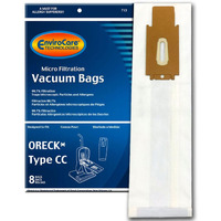 Envirocare Replacement Vacuum Bags Made To Fit Oreck Type Cc, Xl Upright Vacuums 8 Pack