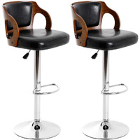 Bestoffice Modern Bar Stool Set Of 2 Beech Barstools Height Adjustable Counter Stools Bar Chairs Swivel Bar Stool Pu Leather Hydraulic Dining Room Chairs Home Kitchen Dining Room Stools