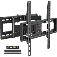 Elived Ul Listed Tv Mount For Most 26-65 Inch Tvs, Full Motion Tv Wall Mount Swivel And Tilt, Wall Mount Tv Bracket Max Vesa 400X400, Holds Up To 88 Lbs Fits 8    12    16"" Wood Studs