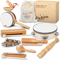 Stoie's Wooden Toddler Musical Instruments For Kids Ages 5-9 Montessori Baby Musical Instruments For Toddlers 3-5 Kids Musical Instruments Toys Music