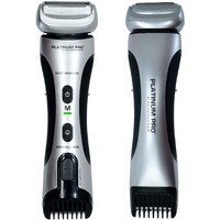 Mangroomer - Platinum Pro New Body Groomer, Ball Groomer And Body Trimmer With Lithium Max Battery, Bonus Extra Foil And Storage Case!