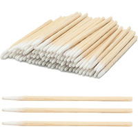 800 Pcs 4 Inch Pointed Cotton Swabs Precision Microblading Cotton Tipped