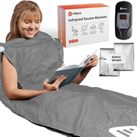 Lifepro Bioremedy Sauna Blanket For Detoxification - Portable Far Infrared Sauna For Home Detox Calm Your Body And Mind