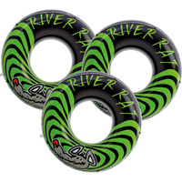 Intex 3-Pack River Rat 48-Inch Inflatable Tubes For Lake/Pool/River | 3 X 68209E