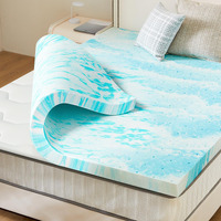 Mattress Topper, Full Size Cooling Gel Memory Foam Bed Toppers, 2 Inch Soft Mattress Pads For Sleeper Sofa, Rv, Camper, Certipur-Us Certified