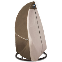 Hamler Patio Egg Chair Cover, Heavy Duty Outdoor Hanging Egg Chair Cover , Wicker Swing Chair Covers With Zipper, Outdoor Chair Covers Waterproof Fits Up To 45W X 33D X 68H Inches