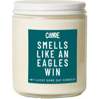 Ce Craft - Smells Like An Eagles Win Candle - Football Themed Candle, Gift For Dad, Gift For Son, Sports Gift, Sports Themed Candle, Gift For Him (Vanilla Oak)