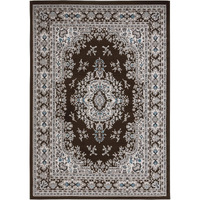 Home Dynamix Premium Sakarya Traditional Medallion Border Area Rug, Brown, 7'9""X10'8"" , Rectangular