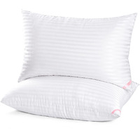 Eiue Hotel Collection Bed Pillows For Sleeping 2 Pack Standard Size,Pillows For Side And Back Sleepers,Super Soft Down Alternative Microfiber Filled Pillows,20 X 26 Inches