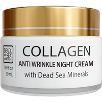 Dead Sea Collection Anti-Wrinkle Night Cream For Face With Collagen And Sea Minerals - Nourishing And Moisturizer Face Cream (1.69 Fl.Oz)