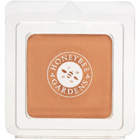 Honeybee Gardens Pressed Mineral Powder Foundation Refill, Sundance, Deep Tan/Mocha, Adjustable Coverage, Natural Finish, With Botanical Extracts And Vitamin E, 7.5G