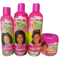 Dream African Pride Kids Olive Miracle Detangling Moisturizing Set Of 4 Products