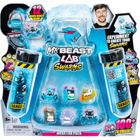 Mrbeast Lab Swarms Mega Lab 12 Pk Hard Boiled - Experiment By Adding Water, Shaking The Test Tube & Revealing 12Pk Of 1"" Mrbeast Collectible Characters, Includes Special Edition Panther