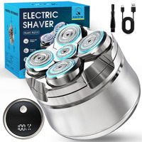 Luctry Head Shavers For Bald Men, Magnetic Electric Razor Hair Trimmer For Men Cordless Rechargeable Electric Shavers For Men 100% Waterproof Dry & Wet Grooming Kit With Led Display